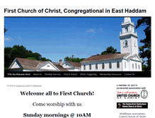 Tablet Screenshot of firstchurcheh.org